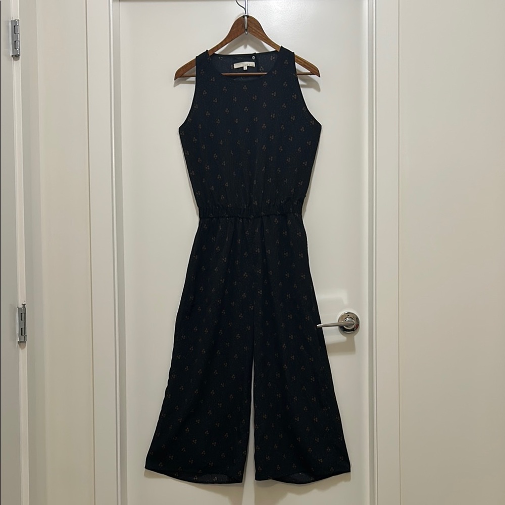 Black Sleeveless Jumpsuit